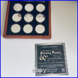 Sleeping Beauty Coin Set 60th Anniversary Aurora Limited Edition of 2019 Set 9
