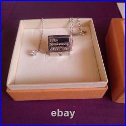 Snoopy 10th Anniversary Silver 925 Necklace Limited Edition, New