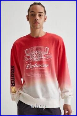 Starter x Budweiser Limited Edition 50th Anniversary Dip Dye Sweatshirt Size XL
