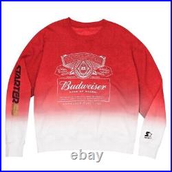 Starter x Budweiser Limited Edition 50th Anniversary Dip Dye Sweatshirt Size XL