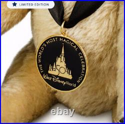 Steiff Disney World 50th Anniversary Celebration Bear 683855 Limited Edition