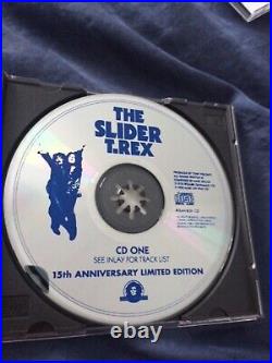 T. Rex THE SLIDER 15th Anniversary Limited Edition 2CD Bolan Box set NO T-SHIRT