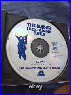 T. Rex THE SLIDER 15th Anniversary Limited Edition 2CD Bolan Box set NO T-SHIRT