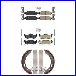 Transit Auto Front Integrally Molded Disc Brake Pads Kit For Jeep Grand Cherokee