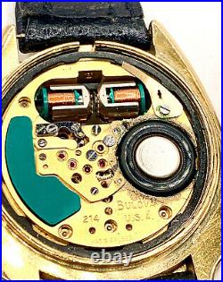 Vintage Bulova 1975 Accutron space view 100th year anniversary 214 Repair Watch
