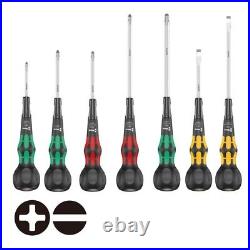 WERA Ball Grip Laser Chip Driver Set of 6 Anniversary Limited Edition New F/S