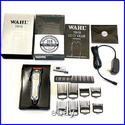 Wahl 100 Year Anniversary 1919 Limited Edition Metal Cordless Clipper Set JP